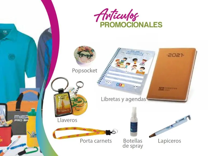 Agendas, libretas y lapiceros publicitarios